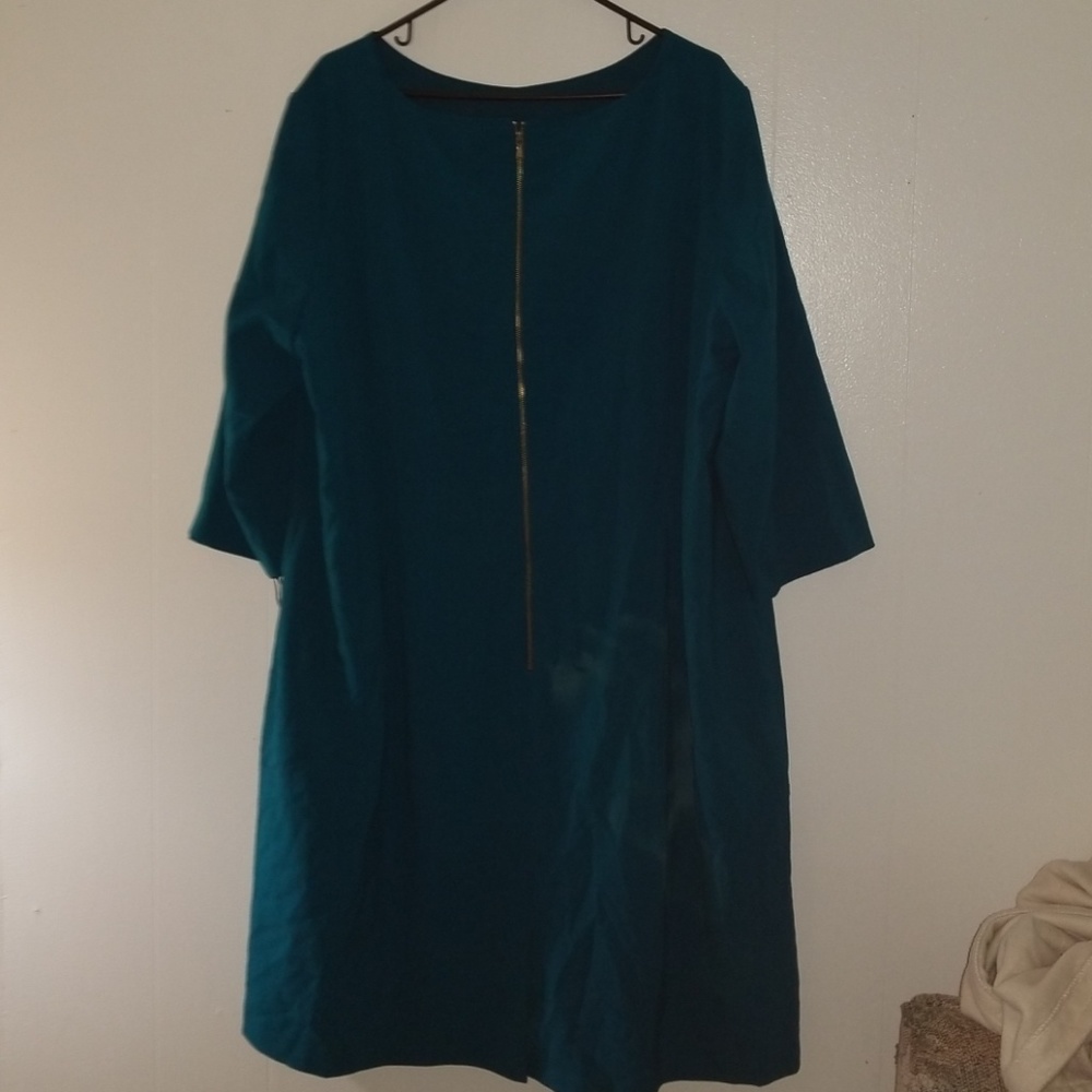 Teal dress